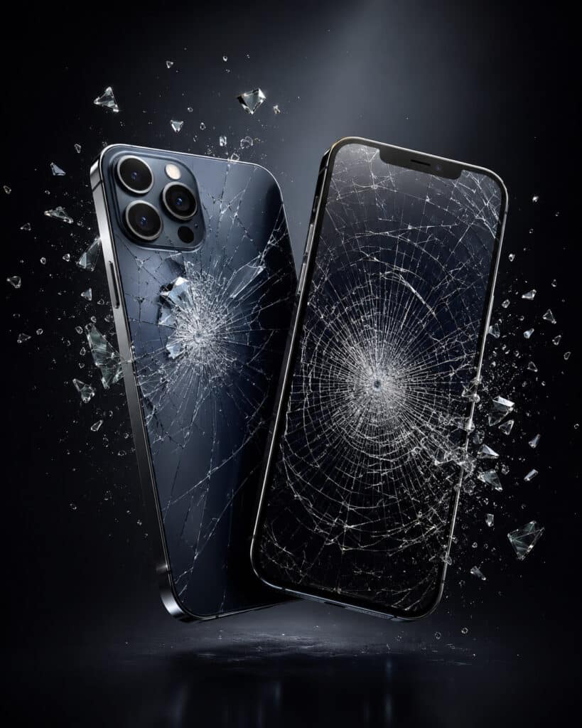 Back Glass Repair vs. Screen Repair