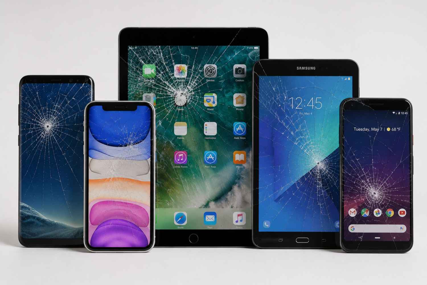 Cracked Screen Repair Service for iPhone, iPad, and Samsung Tablets Ocala
