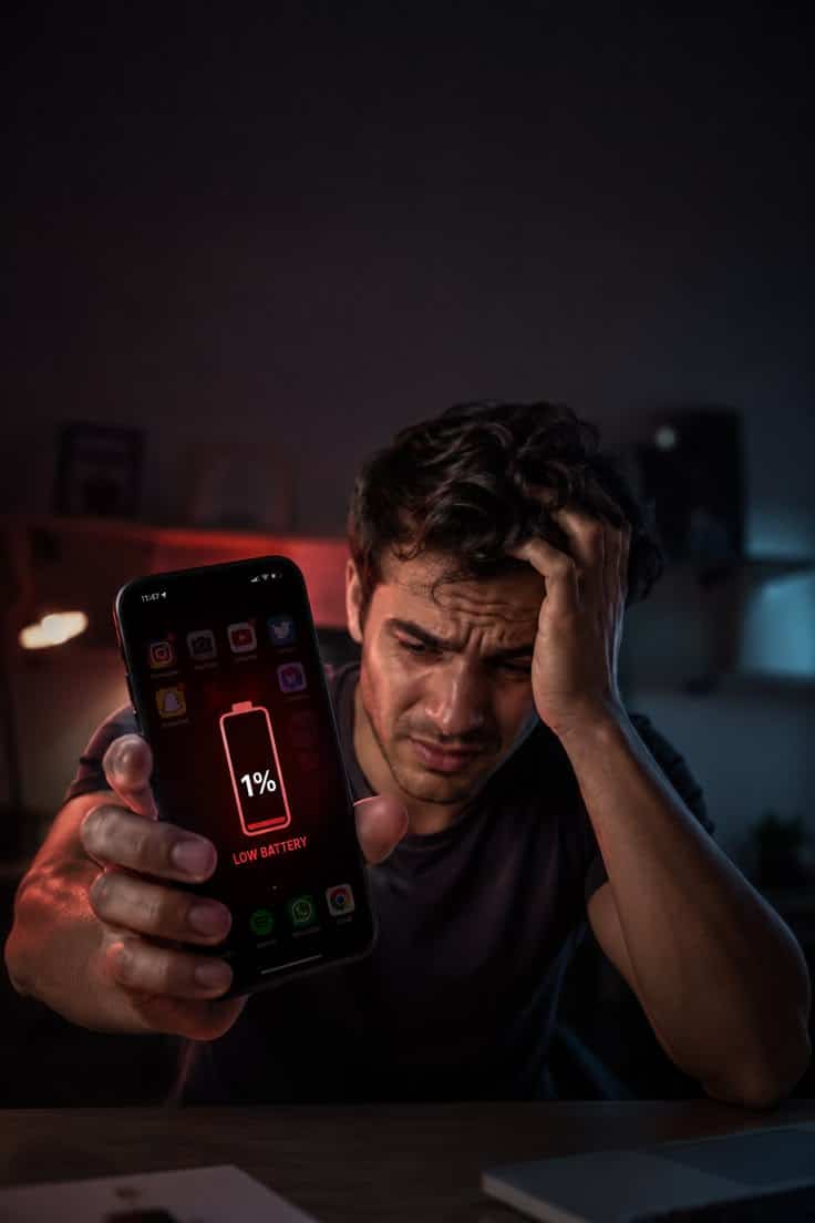 Phone Battery Drain Repair Tech Workspace Ocala