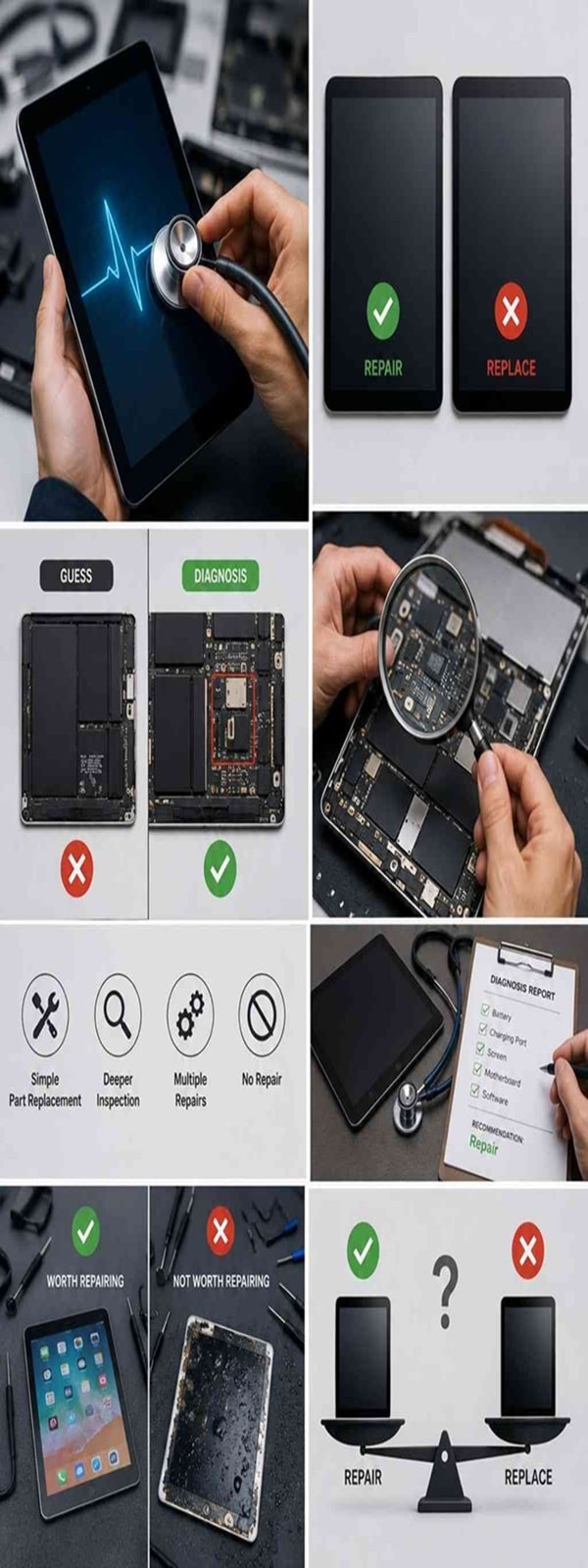 Tablet Device Structural Hardware Diagnosis Ocala FL