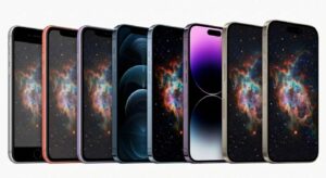 Apple iPhone models using OLED and LCD display technology