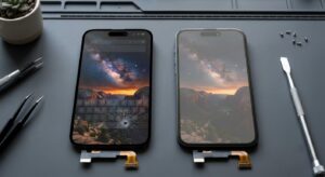 Durability comparison between OLED and LCD iPhone replacement screens