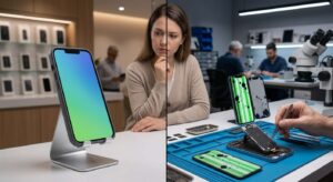 Repair iPhone screen or replace the phone