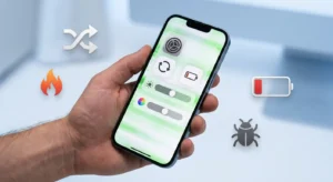 Software problems that cause iPhone screen flickering