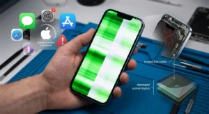What causes iPhone screen flickering due to software and hardware issues