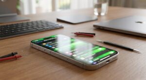 iPhone screen flickering with random brightness changes