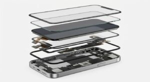 iPhone screen replacement display components