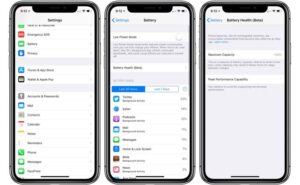 iphone Battery Health Checking